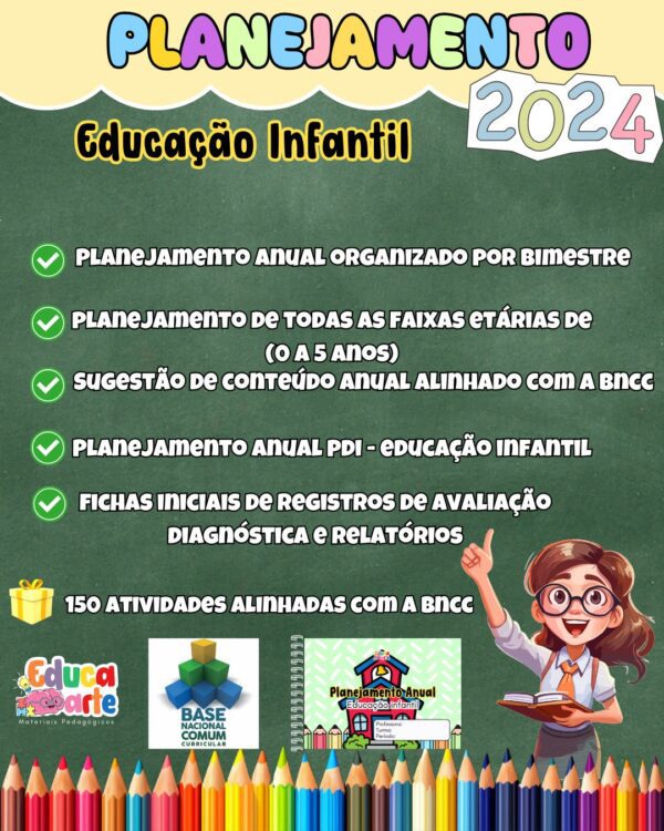 *PLANEJAMENTO 2024 ENSINO FUNDAMENTAL 1 (1° AO 5° ANO)*📚