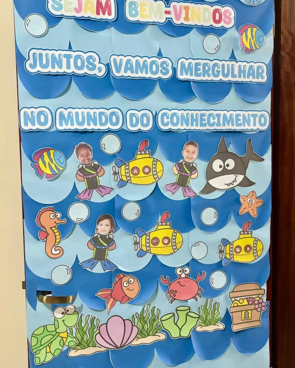 *PAINEL PARA PORTA TEMA: FUNDO DO MAR* 🐟 - Image 5