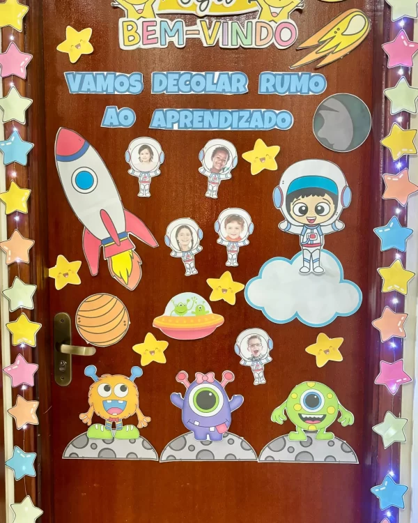 *PAINEL PARA PORTA TEMA: ASTRONAUTA* 🚀 - Image 3