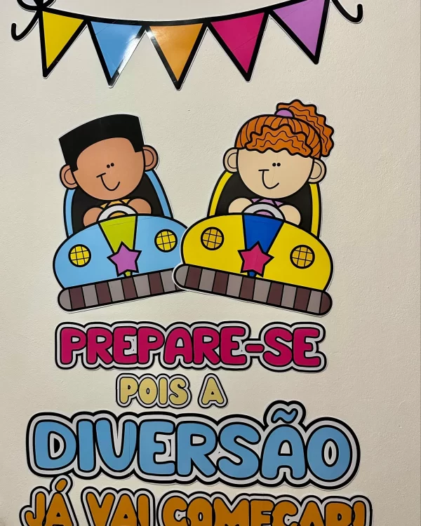 Painel já ampliado Volta ás Aulas tema Parque de diversões. ✨🎢*