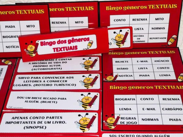 *BINGO DOS GÊNEROS TEXTUAIS📝*