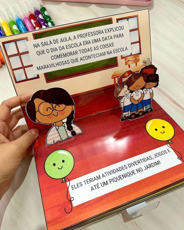 Livro 3D O Dia da Escola📝🏫* - Image 6