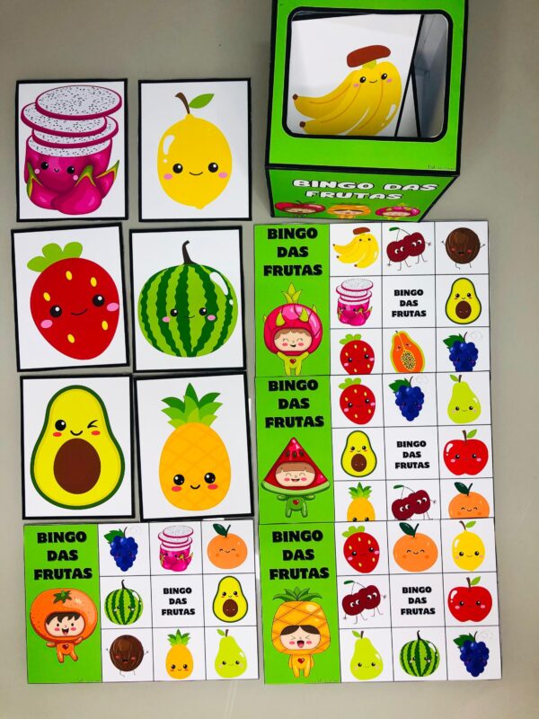 *BINGO DAS FRUTAS 🍎🍉🍇🍓🍒🥝* - Image 3