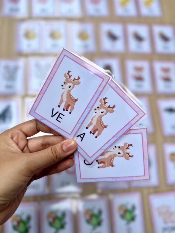 Recurso Sílaba das Palavras Tema Animais trabalha com cards 📝✨* - Image 3