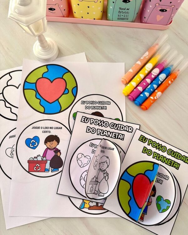 Livrinho “Eu posso cuidar do Planeta” para trabalhar o tema
com crianças da Educação Infantil. 🌍❤️ - Image 2