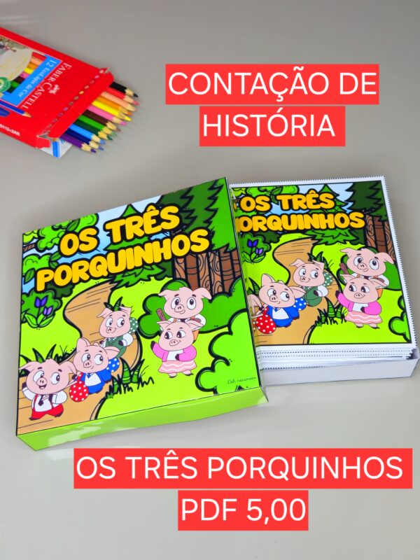 Contação de História na caixinha " OS TRÊS PORQUINHOS ❤️🐷🐺✨