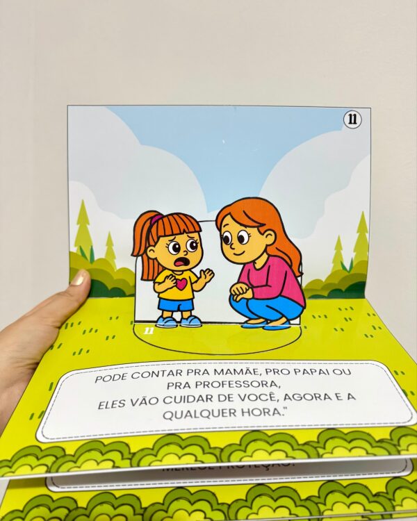 Livro 3D “Meu Corpo é Precioso” para trabalhar o tema “Maio Laranja” 🧡✨ - Imagem 3