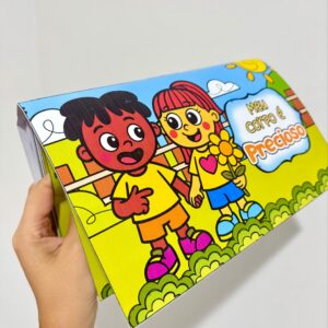 Livro 3D “Meu Corpo é Precioso” para trabalhar o tema “Maio Laranja” 🧡✨