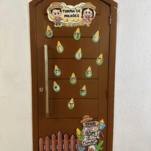 Painel de Porta Turma de Milhões 🌽🍿