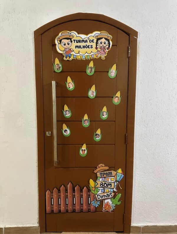 Painel de Porta Turma de Milhões 🌽🍿