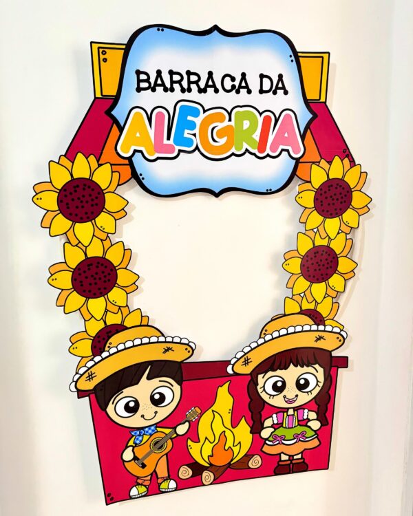 Moldura foto tema Festa Junina 🌽👩🏽‍🌾🧑🏻‍🌾 - Imagem 2