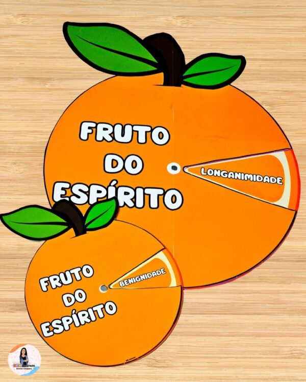 RECURSO VISUAL FRUTO DO ESPÍRITO 🍊🧡✨ - Imagem 2