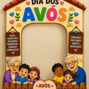 *PAINEL CASINHA DIA DOS AVÓS 👵🏼👴🏼🏠❤️✨*