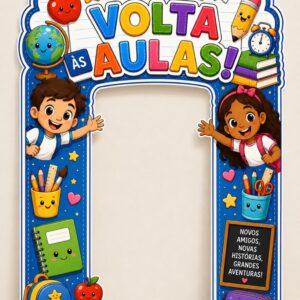 *PAINEL ARCO VOLTA ÀS AULAS CRIANÇAS ❤️✨*