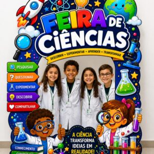*PAINEL FEIRA DE CIÊNCIAS 👩🏽‍🔬🧑🏻‍🔬🧪🩵✨*