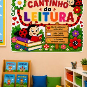 *CANTINHO DA LEITURA JOANINHA 🐞❤️📚✨*
