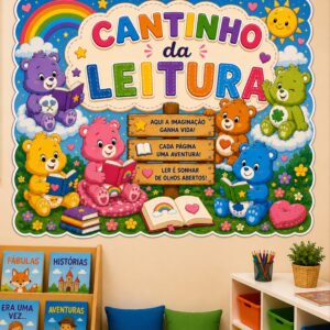 *CANTINHO DA LEITURA DOS URSINHOS CARINHOSOS 2 🌈❤️📚✨*