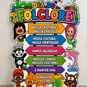 *PAINEL TOTEM FOLCLORE 🐍🐺🧜🏼‍♀️✨*