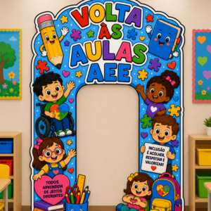 *PAINEL PORTAL DE VOLTA ÀS AULAS AEE🧩❤️ 📚✏️✨*