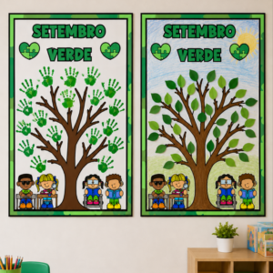 *CARTAZ COLABORATIVO SETEMBRO VERDE INCLUSÃO 💚✨*