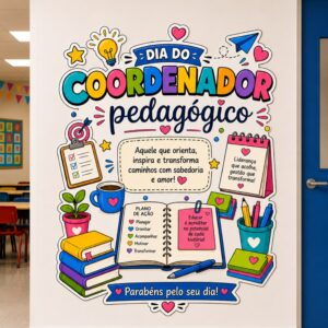 *PAINEL DIA DO COORDENADOR PEDAGÓGICO 📚📝❤️✨*