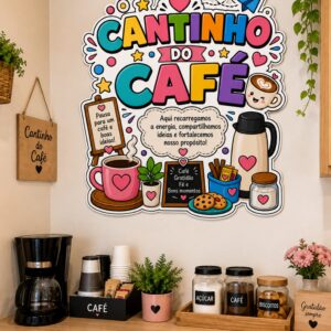 *PAINEL CANTINHO DO CAFÉ 2  ☕️🍪🤎✨*
