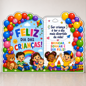 *PAINEL DIA DAS CRIANÇAS 🩷🎡🎠🍬✨*