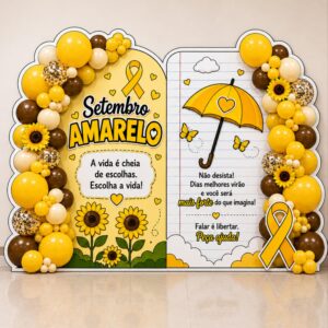 *PAINEL SETEMBRO AMARELO 💛🌻✨*