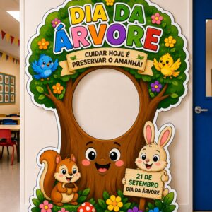 *PAINEL TOTEM DIA DA ÁRVORE 💚🌳🌸✨*