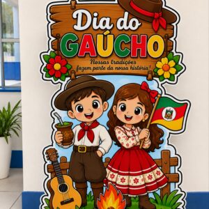 *PAINEL TOTEM DIA DO GAÚCHO 🧉❤️✨*