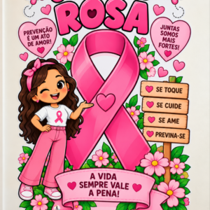 *PAINEL DE PAREDE OUTUBRO ROSA 🩷🌸✨*