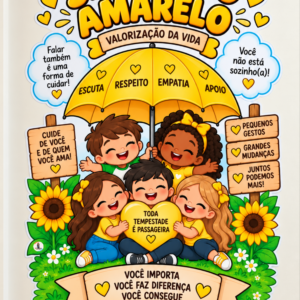 *PAINEL SETEMBRO AMARELO 💛🌻✨*