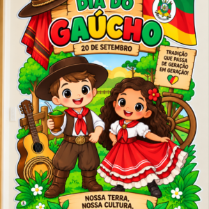 *PAINEL DIA DO GAÚCHO "Tradição que passa de geração em geração"🧉❤️✨*