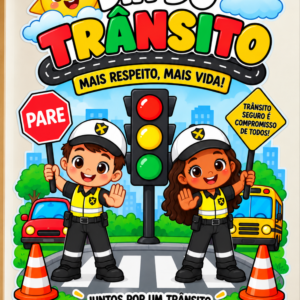 *PAINEL DE PAREDE DIA DO TRÂNSITO 🚦🚖💛✨*