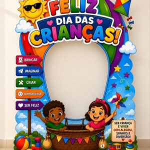 *PAINEL BALÃO FELIZ DIA DAS CRIANÇAS ❤️🍭✨*