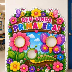 *PAINEL INTERATIVO PRIMAVERA 🌸🦋🐛✨*