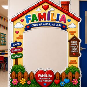 *PAINEL CASINHA INTERATIVA FAMÍLIA🏡 ❤️✨*