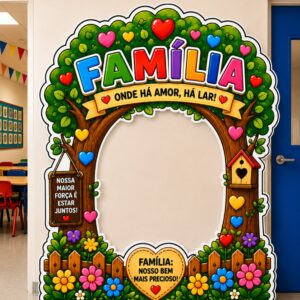 *PAINEL ÁRVORE INTERATIVA FAMÍLIA🌳❤️✨*