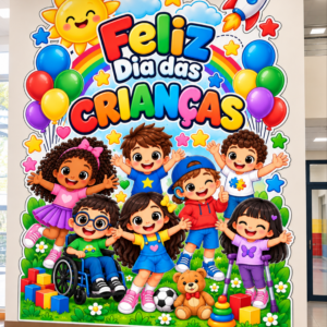 *PAINEL DIA DAS CRIANÇAS INCLUSÃO 🧩❤️✨*