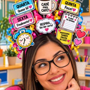 *CABELO MALUCO PROFESSORA, PLANO DA SEMANA ☕🗓️❤️✨*