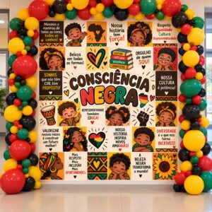 *PAINEL DE PAREDE DIA DA CONSCIÊNCIA NEGRA 🤎💚💛❤️✊🏾✊🏿✊🏽✨*