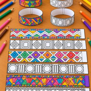 *PULSEIRAS AFRICANOS PARA COLORIR 🤎🎨🖌️✨*